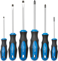 6PCS Magnetic Tip Screwdriver Set, 3 Phillips and 3 Flat - £12.34 GBP