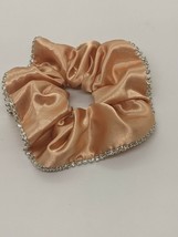 Mulberry Silk Hair Crystal Scrunchie Handmade Hair Ties Ponytail Holder - £7.59 GBP