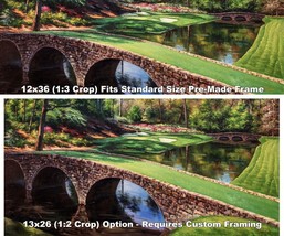 Augusta National Golf Club Course Hole 12 Golden Bell Masters Painting Art 2580P - $39.99+