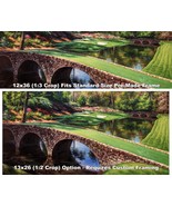 Augusta National Golf Club Course Hole 12 Golden Bell Masters Painting A... - $55.48 CAD+