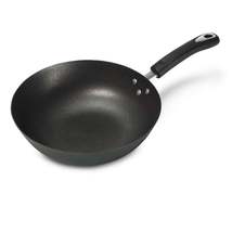 Starfrit cast iron wok 12 diameter non stick coating black thumb200