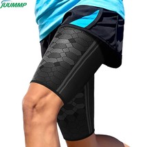1Pair Thigh Compression Sleeves   Anti Slip Quad and Hamstring Support Upper Leg - £60.64 GBP