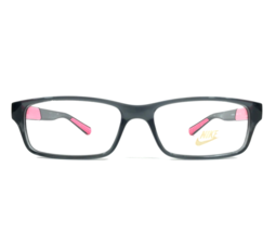 Nike Kids Eyeglasses Frames 5534 068 Crystal Grey Hyper Pink Rectangle 48-14-130 - $25.33