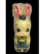 Vintage 1970’s Easter Bunny Hand Painted Foam Wax Candle Robert Alan 6.5... - $39.95