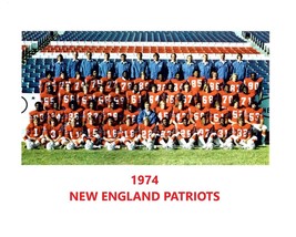 1974 NEW ENGLAND PATRIOTS 8X10 TEAM PHOTO FOOTBALL PICTURE NFL COLOR - $4.94