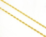 24&quot; Unisex Chain .925 Gold Plated 385964 - £96.62 GBP