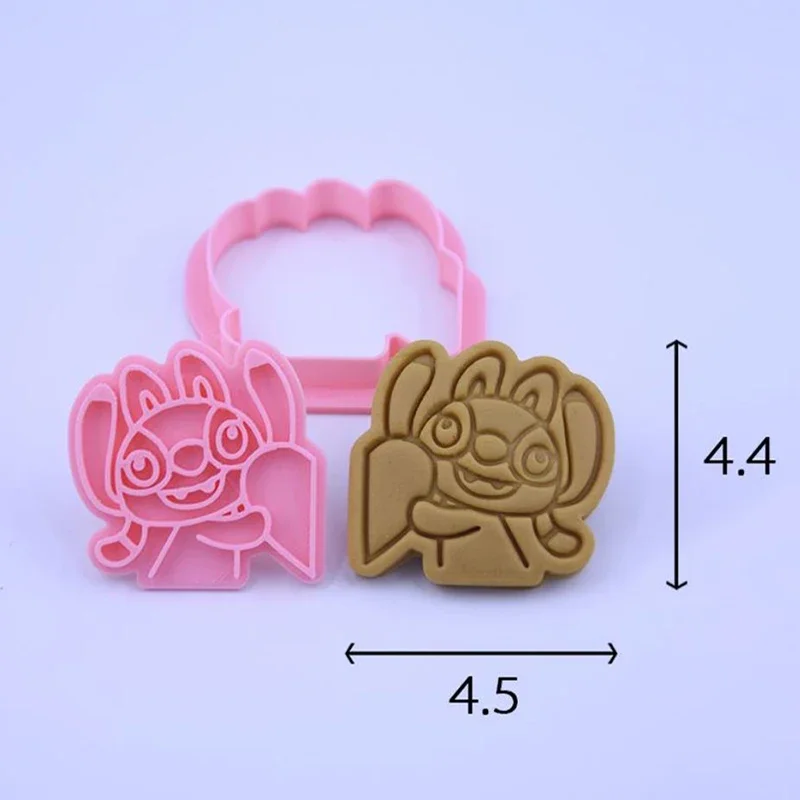 Disney Stitch Cookie Cutter Dumbo Anime Figures Biscuit -Random Color An... - $3.82