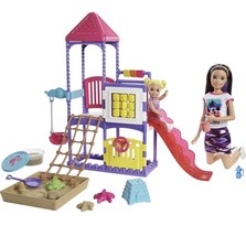 Barbie Skipper Babysitters Inc. Climb &#39;n Explore Playground Dolls and Playset - £29.87 GBP