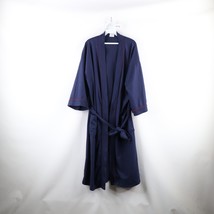 Vtg 70s Streetwear Mens OSFA Distressed Belted Fleece Bath Robe Loungwea... - $49.45