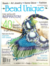 Bead Unique Magazine #8 Spring 2006 Art Jewelry Home Decor Fashion DIY C... - £5.14 GBP