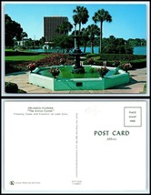 FLORIDA Postcard - Orlando, Lake Eola, Fountain S34 - £2.35 GBP