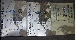 2005 FORD FREESTYLE FIVE HUNDRED 500 MONTEGO Service Shop Manual Set W EWD - $67.99