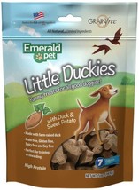 Emerald Pet Little Duckies Dog Treats with Duck and Sweet Potato - 5 oz - £8.63 GBP