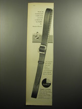 1957 Paris Belts Ad - From the Continental Collection - £14.46 GBP