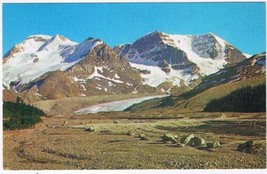 Alberta Postcard Mt Athabasca Columbia Icefield Canadian Rockies - £1.14 GBP