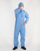 Disposable Full Body Protective Coverall Hazmat Suit, Pack of 6  Size LARGE - £42.28 GBP
