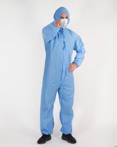 Disposable Full Body Protective Coverall Hazmat Suit, Pack of 6  Size LARGE - £39.43 GBP