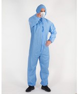 Disposable Full Body Protective Coverall Hazmat Suit, Pack of 6  Size LARGE - £40.65 GBP