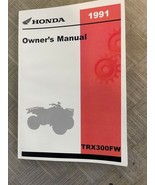 1991 Honda TRX300FW TRX 300 FW Owners Operators Owner Manual - $79.99