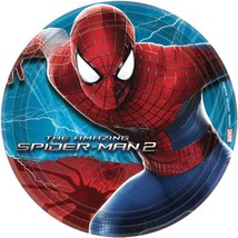 Spider-Man 2 Amazing Dessert Paper Plates Spiderman Birthday Party Suppl... - $109.11 MXN