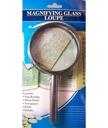 Handheld Reading MAGNIFYING GLASS 3.5 Inch (89 mm) Diameter 2 X Magnific... - £2.36 GBP