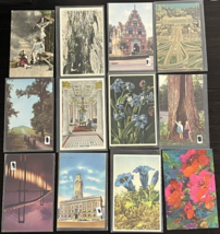 Vintage Postcards Mixed lot of 12  Buildings Views Unusual Posted and No... - $14.46