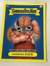 Unzipped Zack Garbage Pail Kids Trading Card 2011 GPK - $1.98