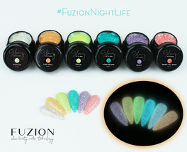 Fuzion UV/LED Glowz Neon Spider Gel - Yellow image 2