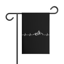 Personalised Mountain View Garden Banner - Weatherproof Hike Adventure Wall Flag - £18.39 GBP