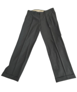 Ermenegildo Zegna Pleated Dress Pants Size 36x31 US Gray High-Performance - $76.00