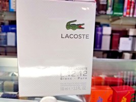 Lacoste Eau de Lacoste L.12.12 Blanc 3.3 oz / 100 ml EDT Spray Men * SEALED - £69.57 GBP