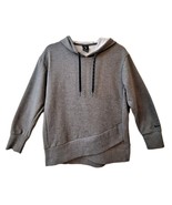 Nike Sportswear Womens Fleece Gray Pullover Hoodie Size Small Asymetrica... - $26.27 CAD