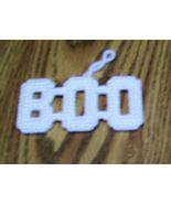 Plastic Canvas Hanging Halloween Boo, Gift, Needlepoint, Party Decoration - £7.51 GBP