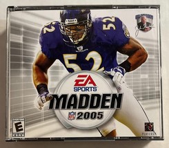 Madden NFL Football 2005 (Windows PC CD, 2004) 3 Disc Set in Jewel Case - $15.88