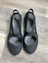 Crocs Black Swiftwater Sling Back Sandals, Womens Size 8 - £31.17 GBP