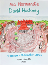 David Hockney - Cartel Original Exposición - Galería Lelong París - 2022 - $214.57