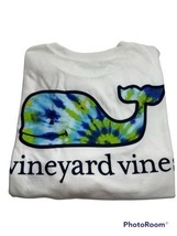 Vineyard Vines Men’s Tie Dye whale Fill S/S Pkt.Tee.White.Cap.Sz.L.NWT - $32.26