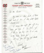 Bill Bonham Signed Response to Fan Letter Reds - $29.69