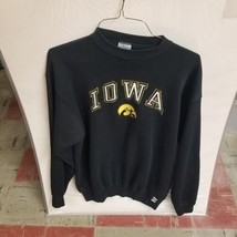 Vintage Logo 7 Iowa Hawkeyes Men&#39;s Size XL Black Sweatshirt - $34.60