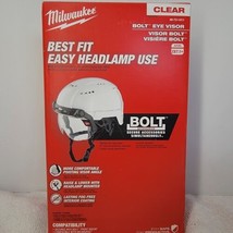 Milwaukee 48-73-1411 BOLT Eye Visor  Clear Dual Coat Lens Safety Helmets... - £39.51 GBP