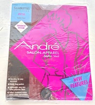 Andre By Fromm Silhouettes Coll. 9750 Sleeveless Stylist Vest Burgundy  - $9.99