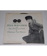 Pegi Boucher Christmas Clock Christmas Tree Heaven 45 Rpm Record Hiback ... - €42,79 EUR