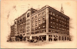 Vtg Cartolina 1938 Broadview Hotel - Est St.Louis Illinois Il - Broadway &amp; 5th - £11.98 GBP
