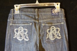 Rock &amp; Republic Kasandra Jeans Womens Sz 27 Dark BlueCLKDS-STCK (30x35 a... - £15.53 GBP
