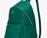 Kate Spade Leila Dome Backpack Deep Jade Pebbled Leather K8155 Green NWT... - £101.53 GBP
