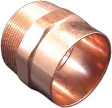 Copper 2 inches male fitting copper male  brand ksd lot of 4 pieces  - £31.49 GBP
