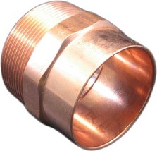 Copper 2 inches male fitting copper male  brand ksd lot of 4 pieces  - $39.99