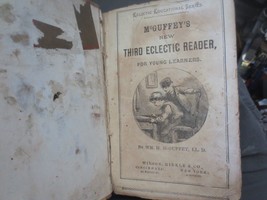 1865 McGUFFEY&#39;S NEW THIRD ECLECTIC READER For Young Learners - £7.44 GBP