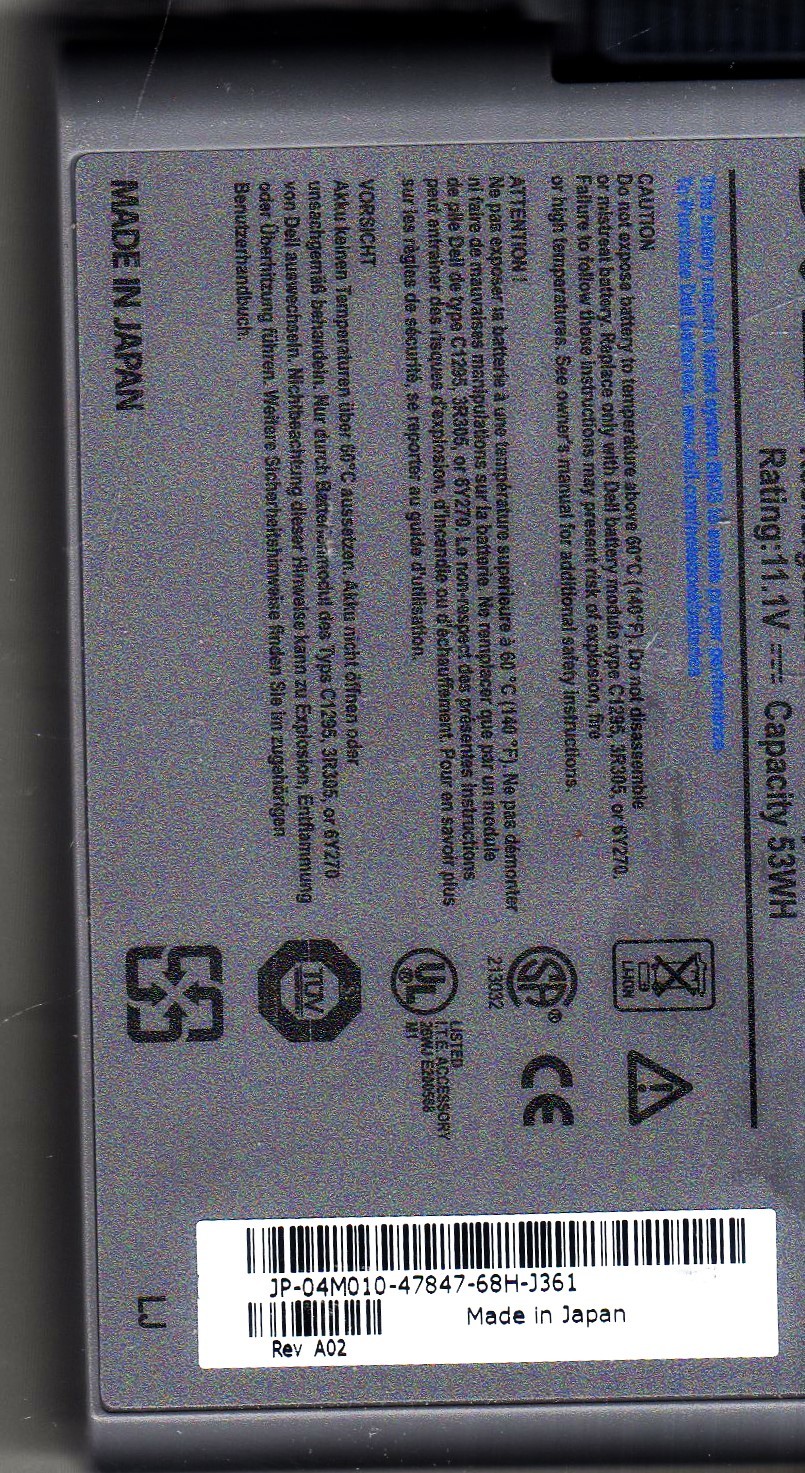 Latitude D600 - Laptop Battery For Dell Latitude D505 D610 D520 D500 D51... - $19.00