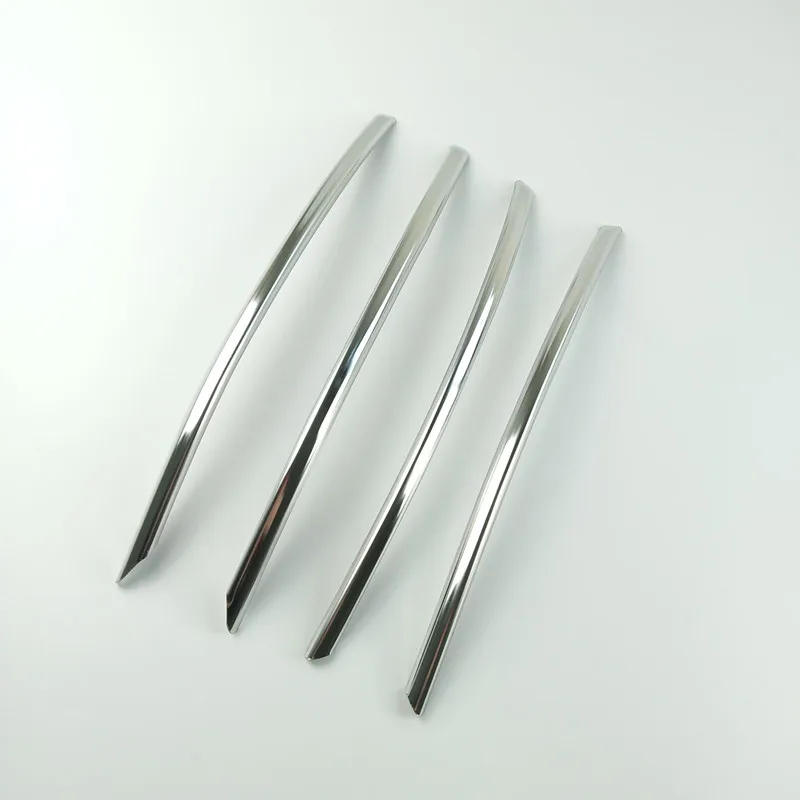 Front Fog Lamp Trim Strips Stainless Steel 4Pcs For  A6 C8 2019 Car Styling Head - £110.86 GBP